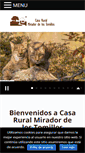 Mobile Screenshot of casaruralmiradordelostomillos.com
